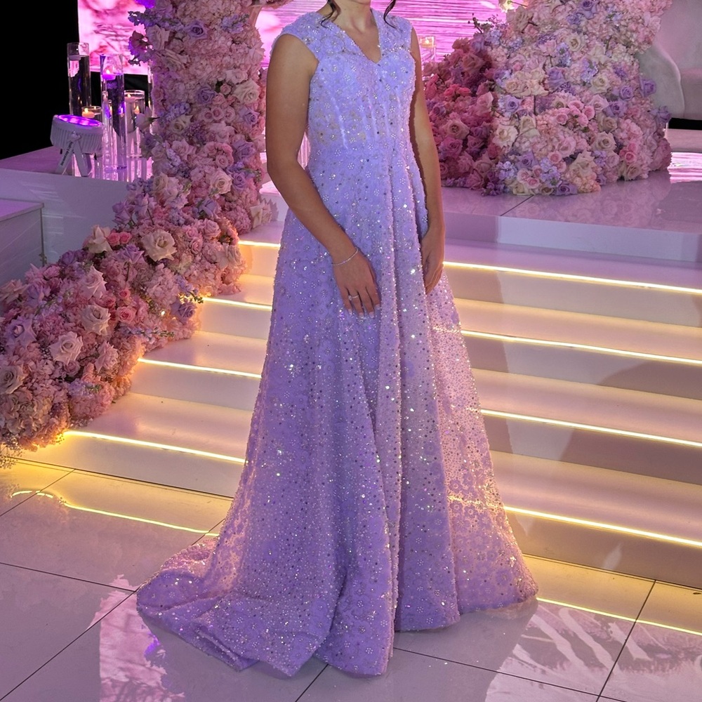 AZZURE 17029 DRESS in Lavender Size 6